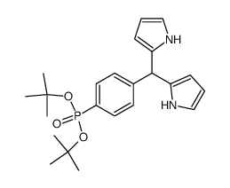 5-[4-(di-tert-butyloxyphosphoryl)phenyl]dipyrromethane Structure
