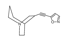 5-[2-(1-azabicyclo[3.2.2]nonan-6-yl)ethynyl]-1,2-oxazole Structure