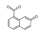 8-nitro-isoquinoline-2-oxide Structure