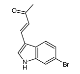 4-(6-bromo-1H-indol-3-yl)but-3-en-2-one结构式