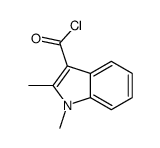 1H-Indole-3-carbonyl chloride, 1,2-dimethyl- (9CI) structure