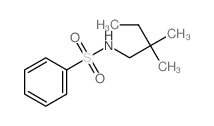 N-(2,2-dimethylbutyl)benzenesulfonamide structure