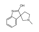 1'-methylspiro[1H-indole-3,3'-pyrrolidine]-2-one结构式