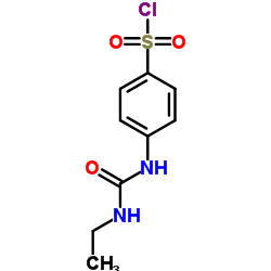 4-(3-ETHYL-UREIDO)-BENZENESULFONYL CHLORIDE结构式