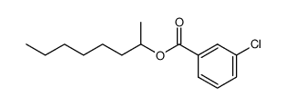 1-methylheptyl m-chlorobenzoate Structure