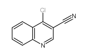 4-氯喹啉-3-甲腈结构式