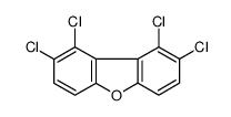 1,2,8,9-tetrachlorodibenzofuran结构式