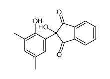 2-hydroxy-2-(2-hydroxy-3,5-dimethylphenyl)indene-1,3-dione Structure