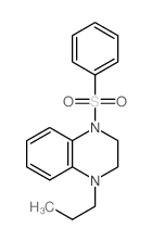 Quinoxaline,1,2,3,4-tetrahydro-1-(phenylsulfonyl)-4-propyl-结构式