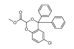 methyl 6-chloro-4,4-diphenyl-1,3-benzodioxine-2-carboxylate Structure