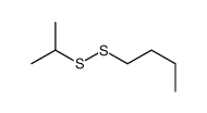 1-(propan-2-yldisulfanyl)butane Structure