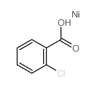 Benzoic acid, 2-chloro-, nickel(2+) salt Structure