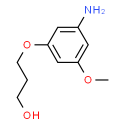 1-Propanol,3-(3-amino-5-methoxyphenoxy)-(9CI) Structure