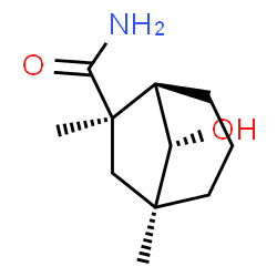 Bicyclo[3.2.1]octane-6-carboxamide, 8-hydroxy-1,6-dimethyl-, (1R,5S,6S,8R)-rel- (9CI) structure