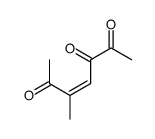 5-Methyl-4-heptene-2,3,6-trione结构式