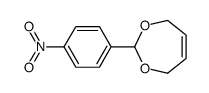 2-(4-nitrophenyl)-4,7-dihydro-1,3-dioxepine Structure
