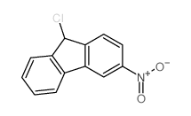 9H-Fluorene,9-chloro-3-nitro-结构式