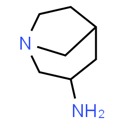 1-Azabicyclo[3.2.1]octan-3-amine,(3-endo)-(9CI)结构式