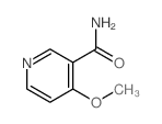 4-甲氧基烟酰胺结构式