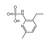 Sulfamic acid, (3-ethyl-6-methyl-2-pyridinyl)- (9CI) structure