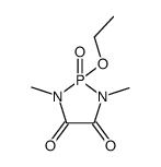 2-ethoxy-1,3-dimethyl-1,3,2-diazaphospholidine-4,5-dione 2-oxide Structure