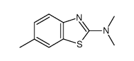 2-Benzothiazolamine,N,N,6-trimethyl-(9CI) structure