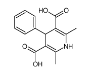 2,6-dimethyl-4-phenyl-1,4-dihydropyridine-3,5-dicarboxylic acid结构式