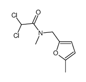 2,2-dichloro-N-methyl-N-[(5-methylfuran-2-yl)methyl]acetamide结构式