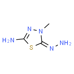 1,3,4-Thiadiazol-2(3H)-one,5-amino-3-methyl-,hydrazone(9CI) structure