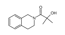 1-(3,4-dihydroisoquinolin-2(1H)-yl)-2-hydroxy-2-methylpropan-1-one结构式