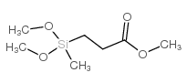 2-Carbomethoxyethyldimethoxymethylsilane structure