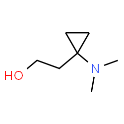 Cyclopropaneethanol, 1-(dimethylamino)- (9CI) Structure