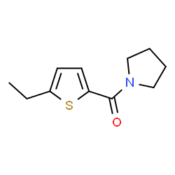 Pyrrolidine, 1-[(5-ethyl-2-thienyl)carbonyl]- (9CI)结构式