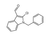 1-benzyl-2-chloroindole-3-carbaldehyde Structure