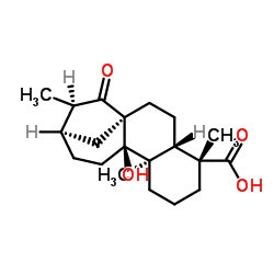 等效-9-羟基-15-氧代-19-异贝壳杉烷酸结构式