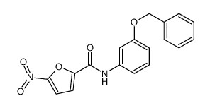 5-nitro-N-(3-phenylmethoxyphenyl)furan-2-carboxamide Structure