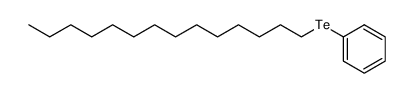 1-Tetradecyl phenyl telluride结构式