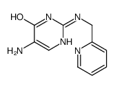 5-amino-2-(pyridin-2-ylmethylamino)-1H-pyrimidin-6-one结构式