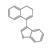 (dihydro-3',4' naphtyl-1')-3 benzo[b]thiophene结构式