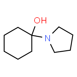 Cyclohexanol,1-(1-pyrrolidinyl)-(9CI) Structure