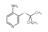 3-tert-butylsulfanylpyridin-4-amine structure