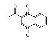 1-(1-oxido-4-oxoquinoxalin-4-ium-2-yl)ethanone Structure