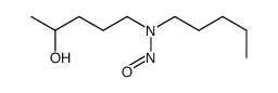 2-Pentanol, 5-(nitrosopentylamino)- Structure