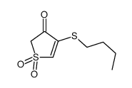 4-butylsulfanyl-1,1-dioxothiophen-3-one结构式
