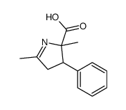 1-Pyrroline-5-carboxylicacid,2,5-dimethyl-4-phenyl-(8CI)结构式