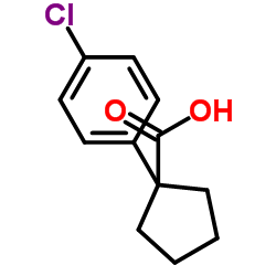 1-(4-Chlorophenyl)cyclopentanecarboxylic acid Structure