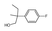 2-(4-fluorophenyl)-2-methylbutyl alcohol结构式