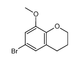 bromo-6 methoxy-8 chromanne Structure