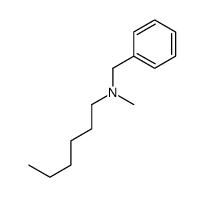 N-benzyl-N-methylhexan-1-amine Structure