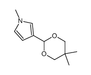 1-methyl-3-(5,5-dimethyl-1,3-dioxan-2-yl)-pyrrole Structure
